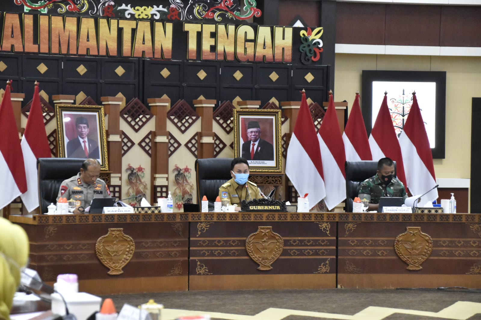 Tindaklanjuti Arahan Presiden, Gubernur H. Sugianto Sabran Gelar Rakor Dengan Pemkab/ Pemkot