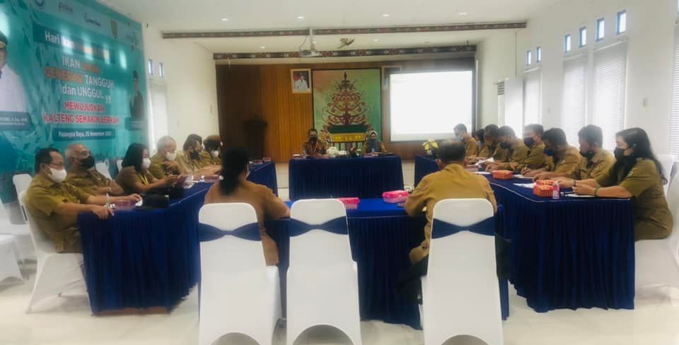  Percepatan Pembangunan Sektor Kelautan dan Perikanan Tahun 2022, TEPRA Dislutkan Prov. Kalteng Adakan Pertemuan