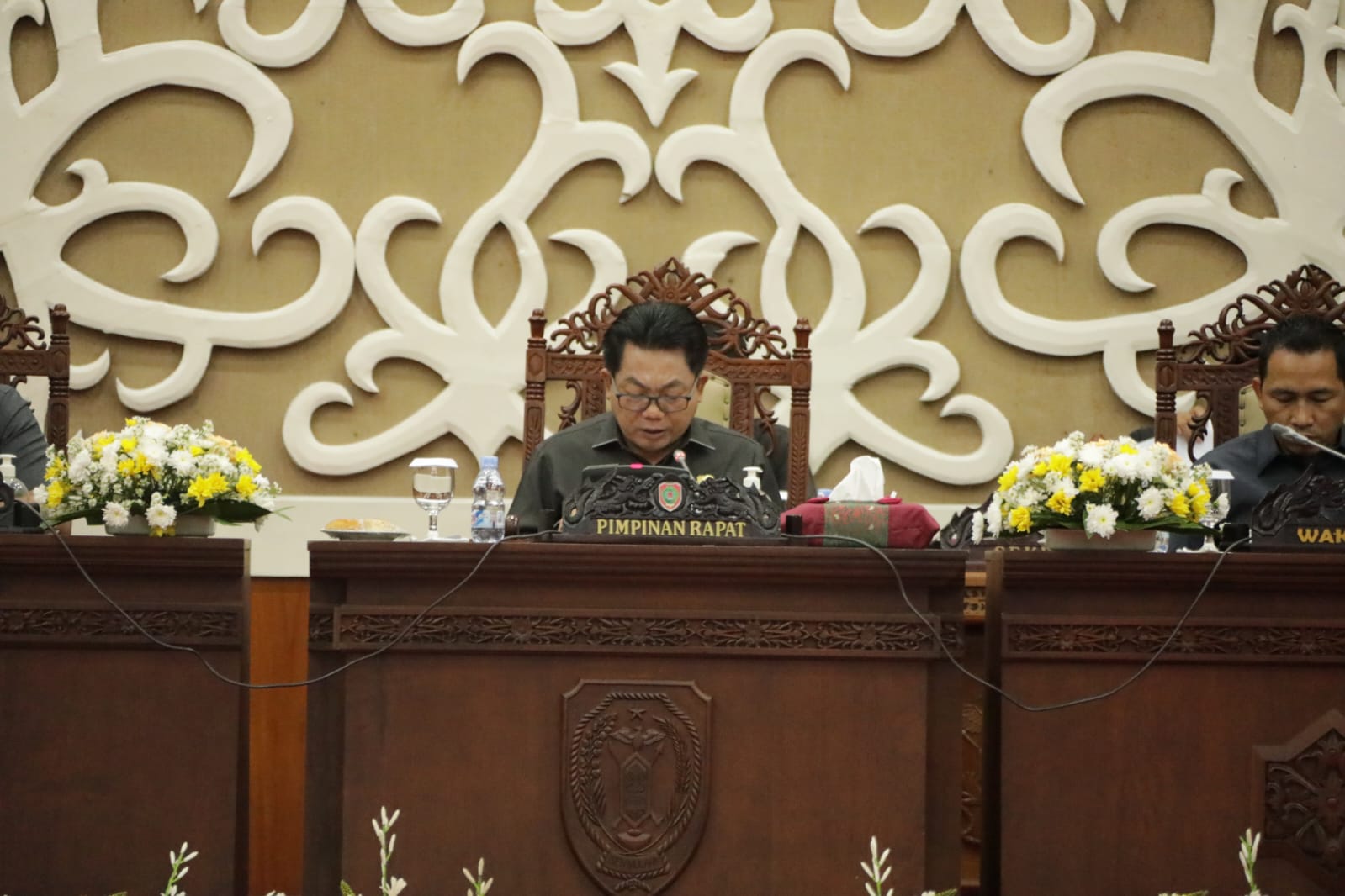 Wagub Edy Pratowo Dengarkan Pemandangan Umum dari Fraksi Pendukung DPRD Terhadap RTRW Provinsi Kalteng Tahun 2023-2043 serta Pembentukan dan Susunan Perangkat Daerah Provinsi Kalteng
