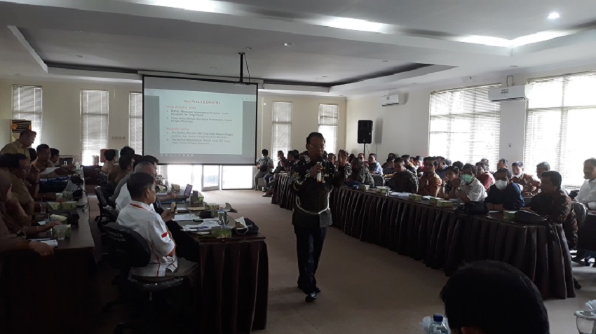 Disbun Prov. Kalteng Gelar Sosialisasi Permentan Nomor 01 Tahun 2018 serta Rapat Penetapan Harga TBS periode Bulan Januari 2023