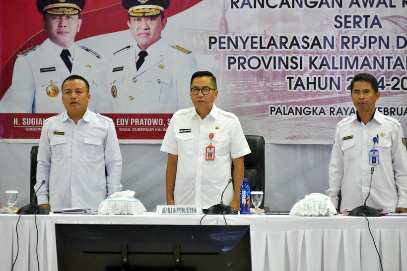 Kepala Bappedalitbang Buka Penyusunan Ranwal RKPD 2025 serta Penyelarasan RPJPN dalam RPJPD Prov. Kalteng Tahun 2025-2045