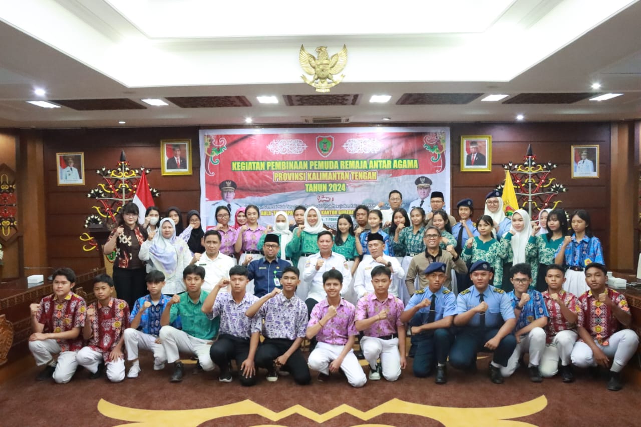 Sahli Gubernur Suhaemi Buka Kegiatan Pembinaan Pemuda Remaja Antar Agama Provinsi Kalteng