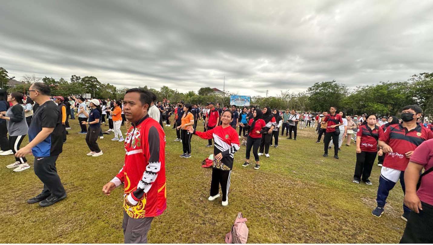 BPSDM Prov. Kalteng Ikuti Senam Bersama, Bangun Semangat Kebersamaan ASN