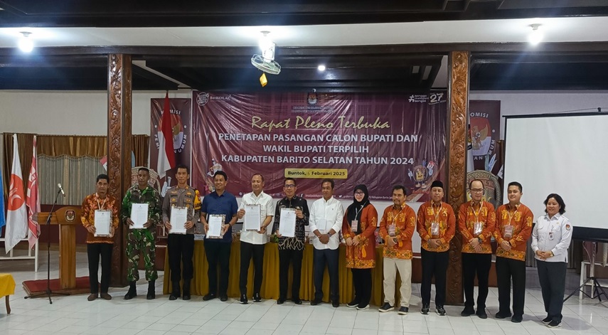 Eddy-Tanto Resmi Ditetapkan Sebagai Bupati dan Wakil Bupati Terpilih