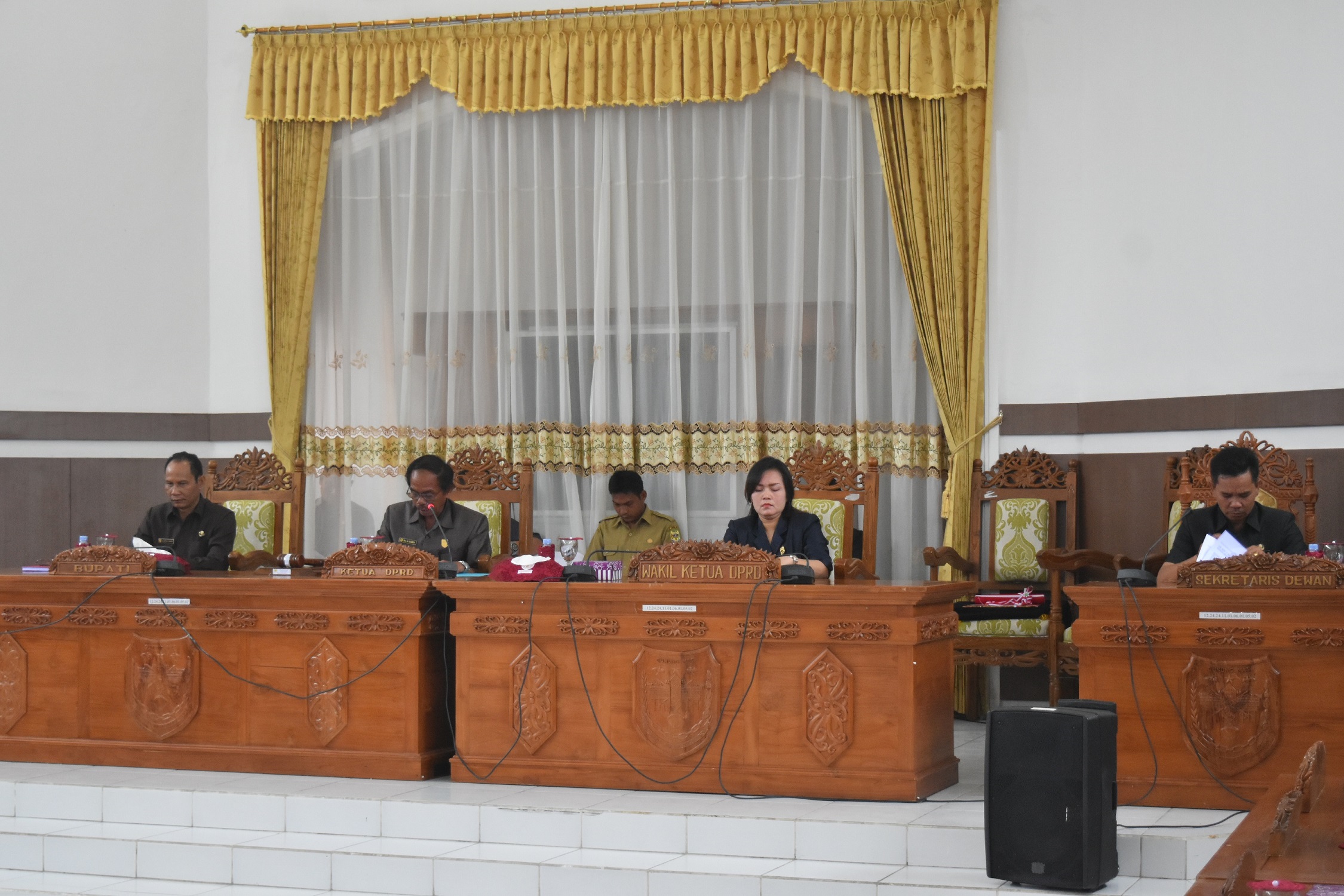 Rapat  Paripurna Ke Dua Tentang Pandangan Umum Fraksi Pendukung Dewan