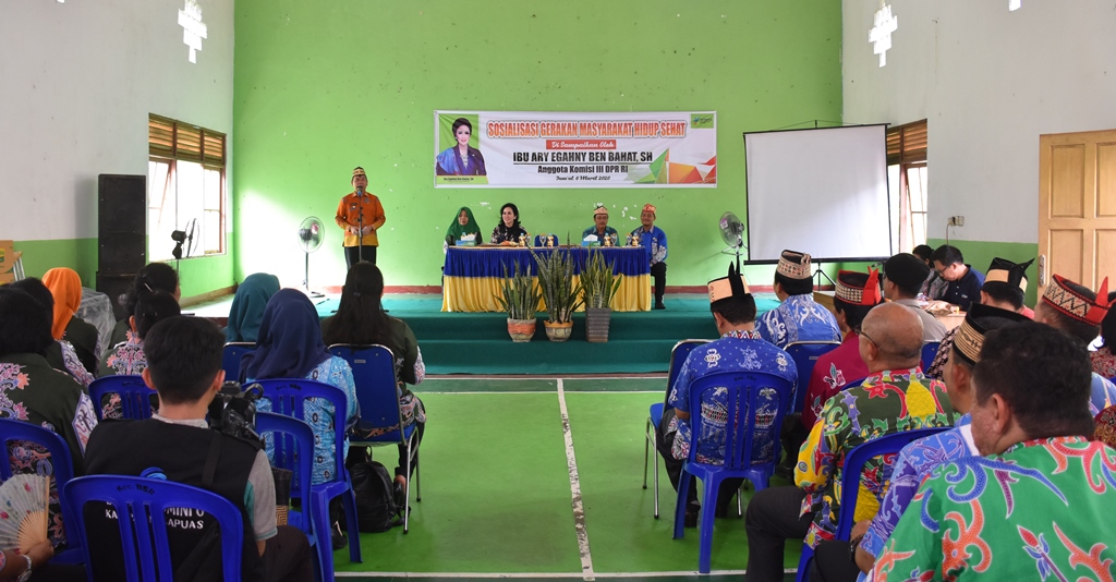 Ary Egahni Berikan Sosialisasi Mengenai Germas