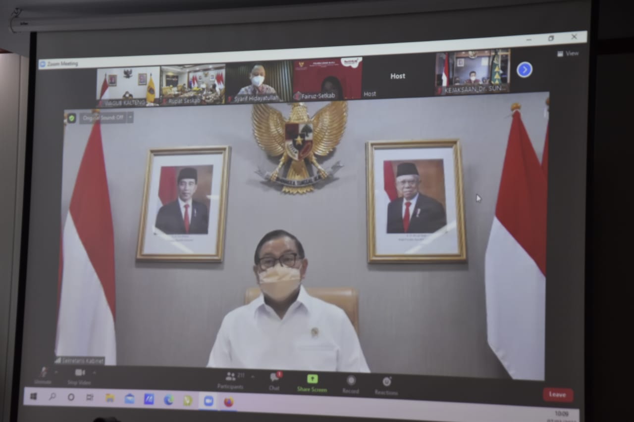 Wagub H. Edy Pratowo Hadiri Launching Buku Indonesia dan Covid-19: Kerja Keras di Tengah Pandemi secara Virtual