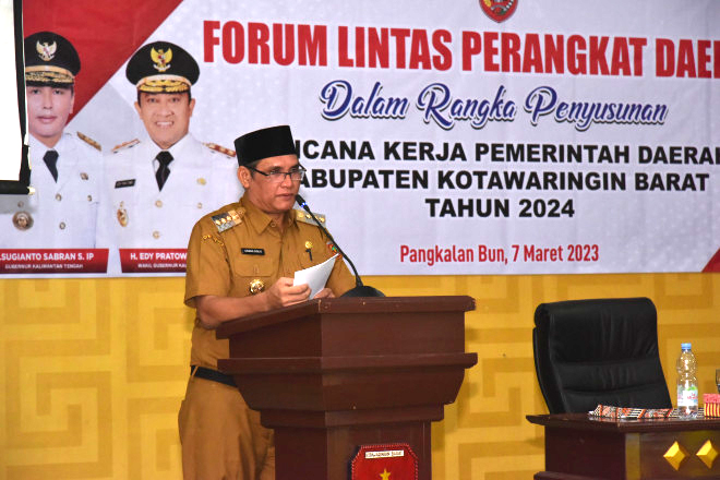 Penyusunan RKPD 2024, Pemkab Kobar Gelar Forum Lintas Perangkat Daerah