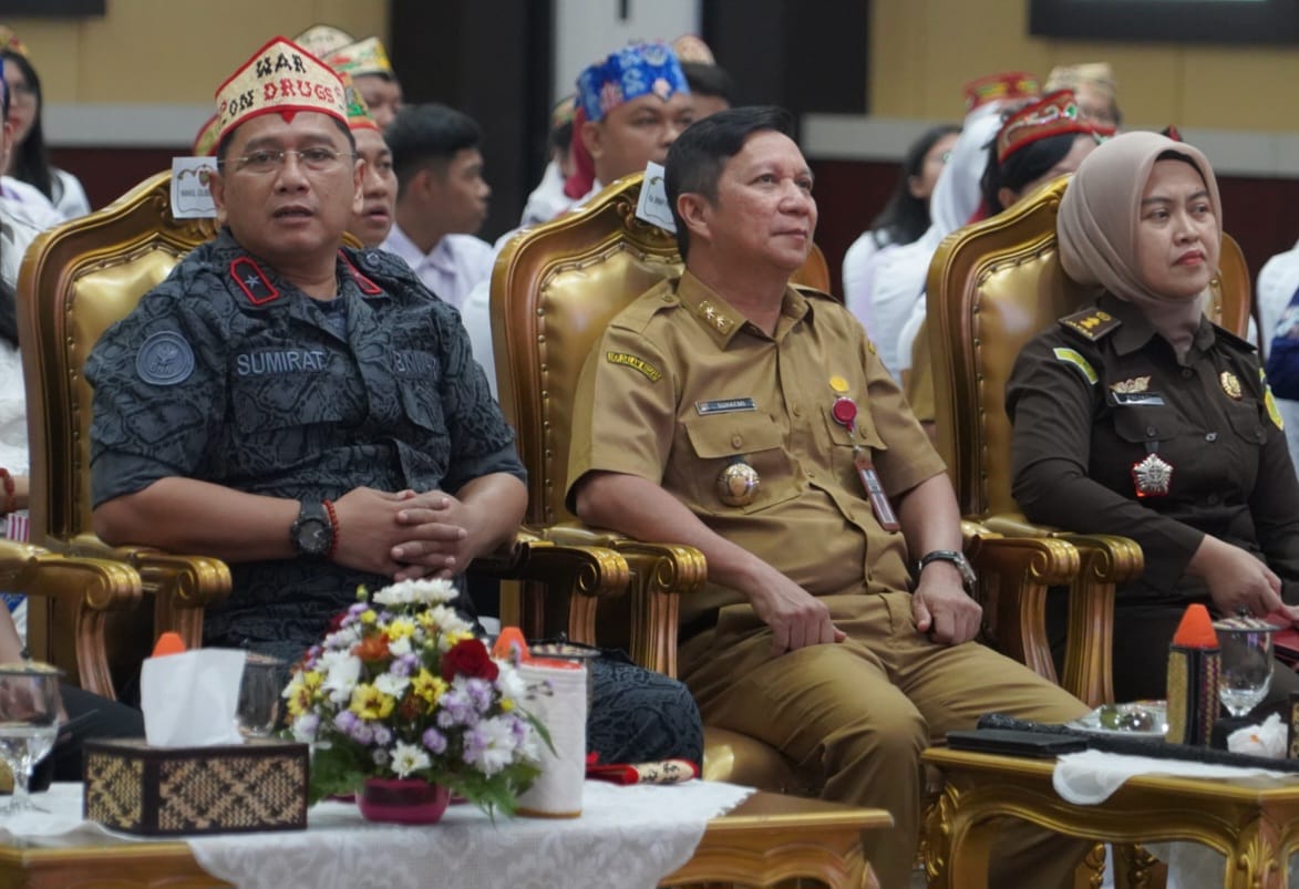 Dukung Pemberantasan Narkoba, Sahli Gubernur Kalteng Bidang KSDM Suhaemi Ikut Gemakan War on Drugs
