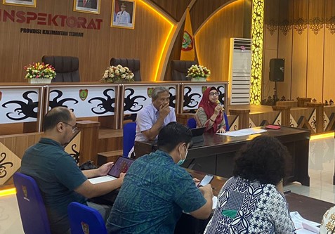 Inspektorat Daerah Prov. Kalteng Berikan Pembekalan Pembangunan Zona Integritas