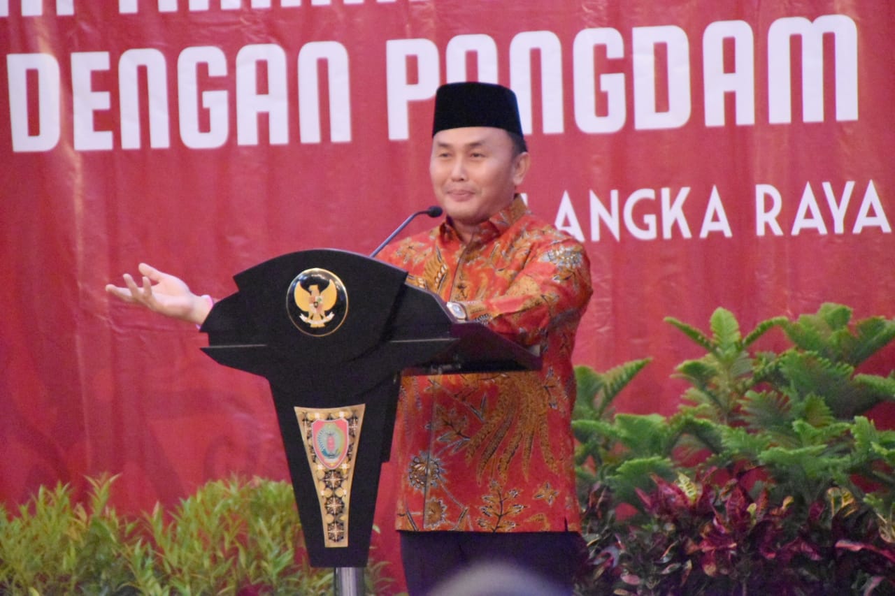 Gubernur Kalteng Sambut Pangdam XII Tanjungpura Di Istana Isen Mulang
