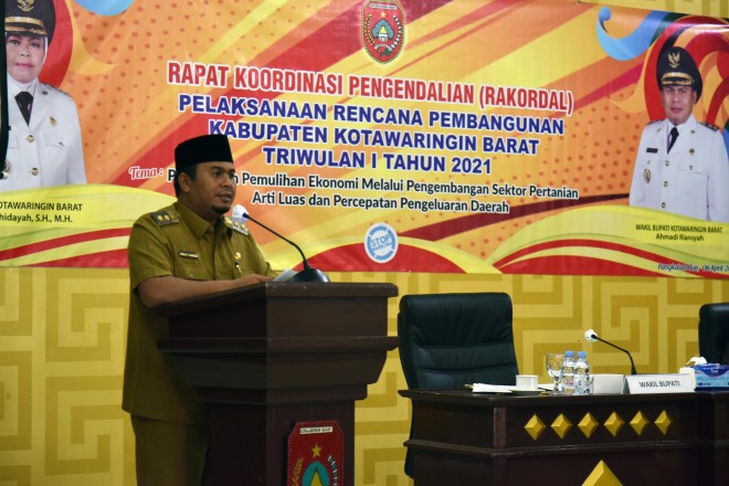 Pimpin Rakordal Triwulan I, Wabup Ahmadi Riansyah Tekankan Pentingnya Pemulihan Ekonomi Melalui Sektor Pertanian