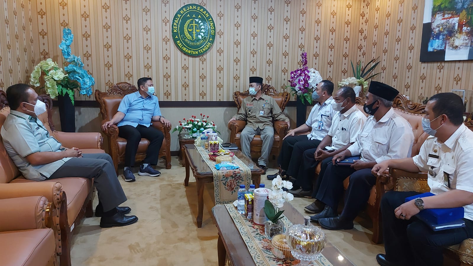 Perkuat Sinergitas Antar Lembaga, Plt. Kaban Kesbangpol Andi Arsyad Silaturahmi ke Korem dan Kejaksaan Tinggi