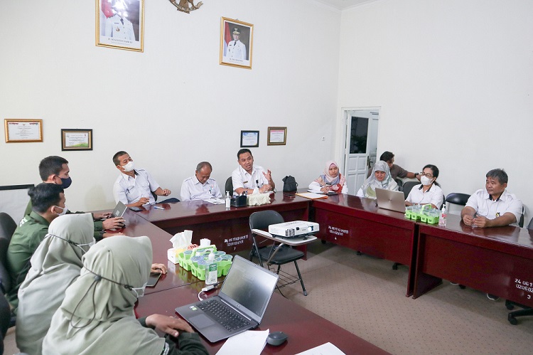 Persiapan ST2023, Plt Kadisbun Terima Audiensi Kepala BPS Prov. Kalteng