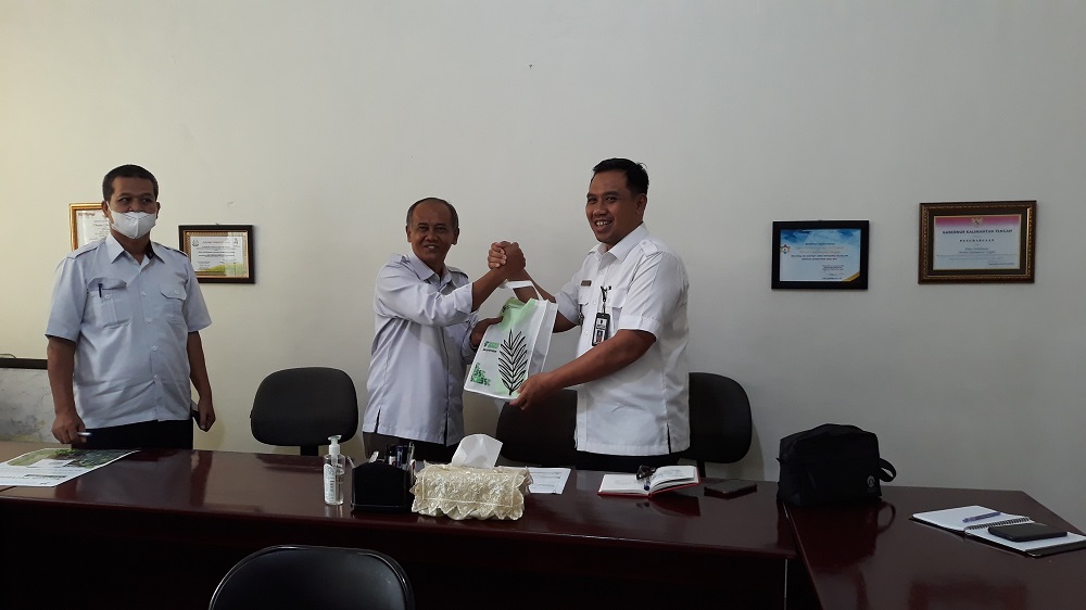 Persiapan ST2023, Plt Kadisbun Terima Audiensi Kepala BPS Prov. Kalteng