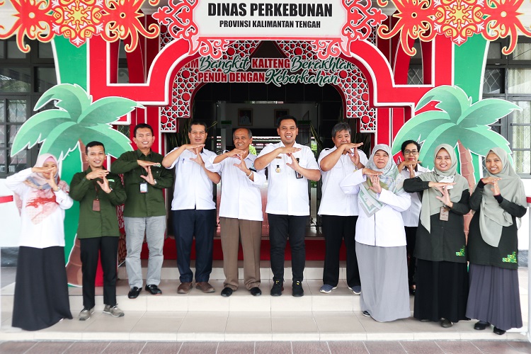 Persiapan ST2023, Plt Kadisbun Terima Audiensi Kepala BPS Prov. Kalteng