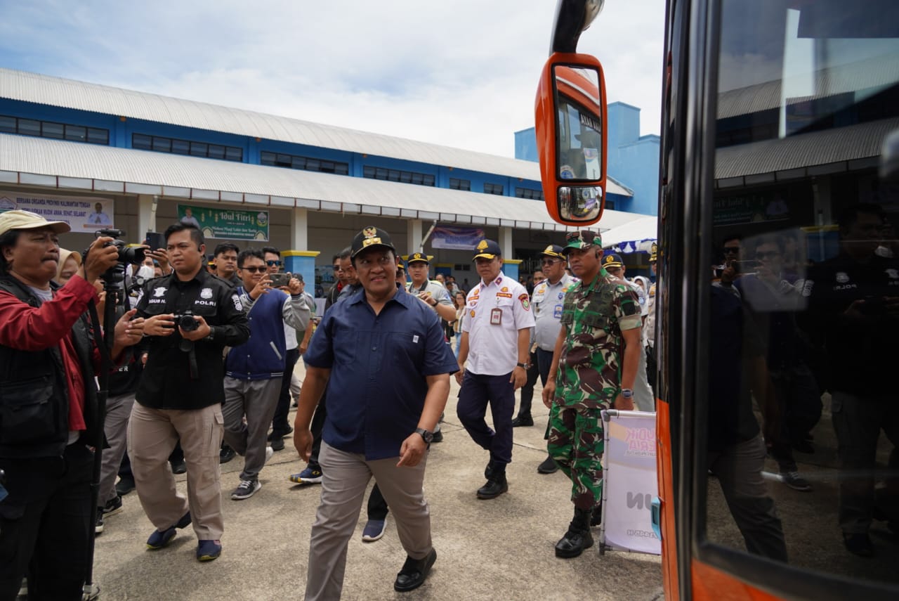 Jelang Idulfitri, Wagub Kalteng Lepas Program Mudik Gratis Masa Angkutan Lebaran 1445 H