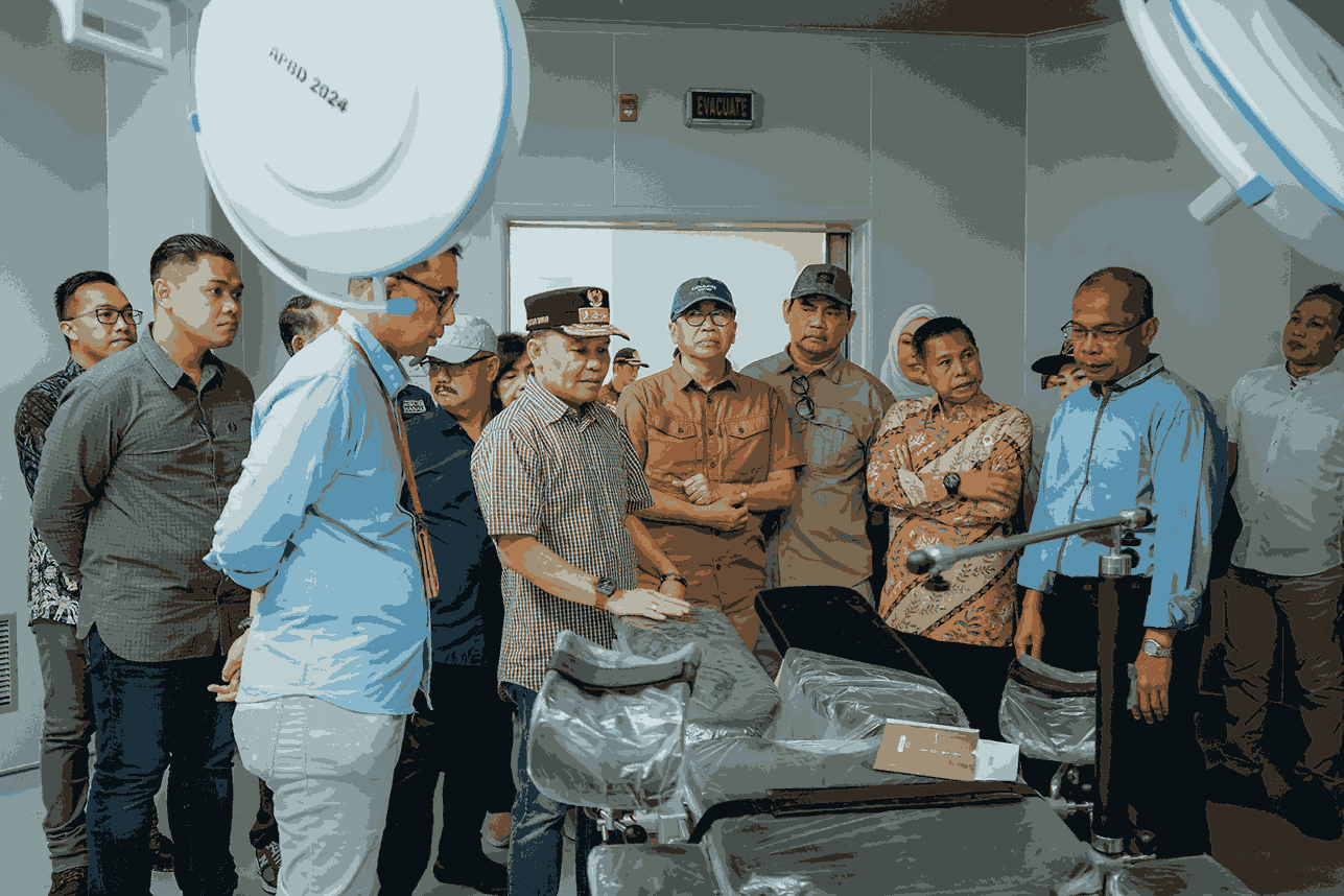 Gubernur Kalteng Agustiar Sabran Tinjau Kesiapan Operasional RSUD Kelas B Hanau