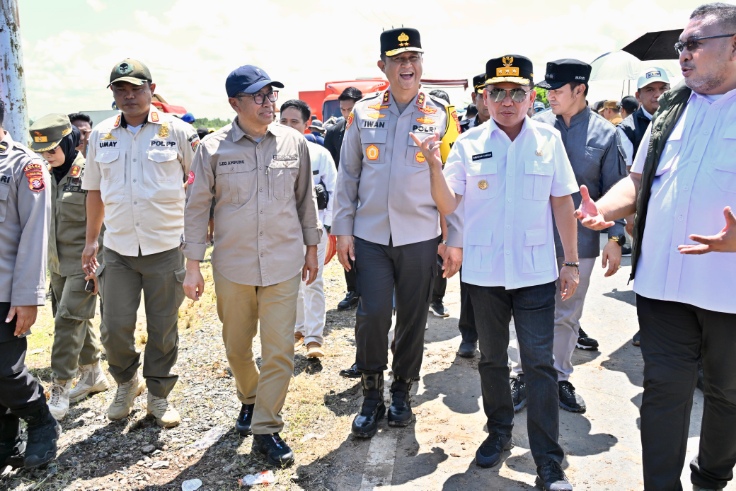 Kepala BAPPERIDA Kalteng Mengikuti Panen Raya Serentak: Dorong Kedaulatan Pangan Nasional
