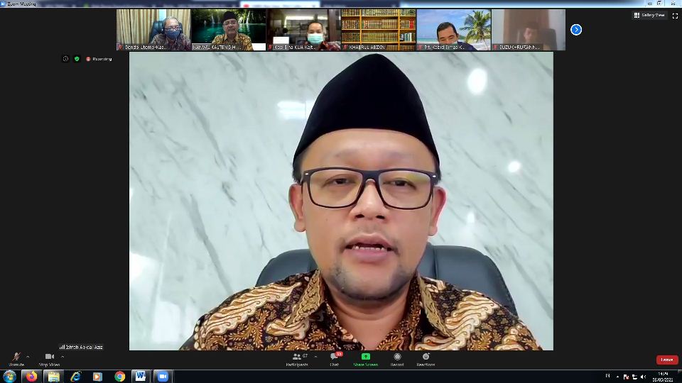 Kemenag Kalteng Gelar Rakor Bersama Dua Stafsus Menag