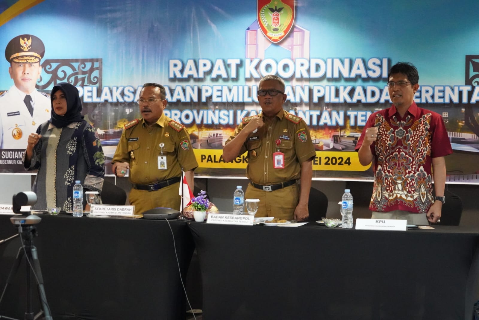 Sekda H. Nuryakin Buka secara resmi Rakor Pelaksanaan Pemilu Dan Pilkada Serentak Tahun 2024