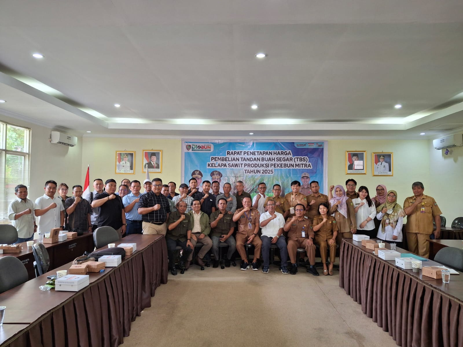 Gelar Rapat Penetapan Harga TBS, Harga Palm Kernel Kalteng Naik sebesar Rp529,33