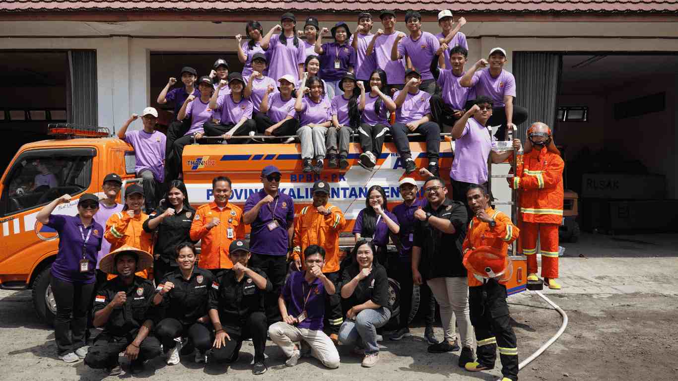 BPBD Prov. Kalteng Terima Kunjungan PKL dari SMA Golden Christian School