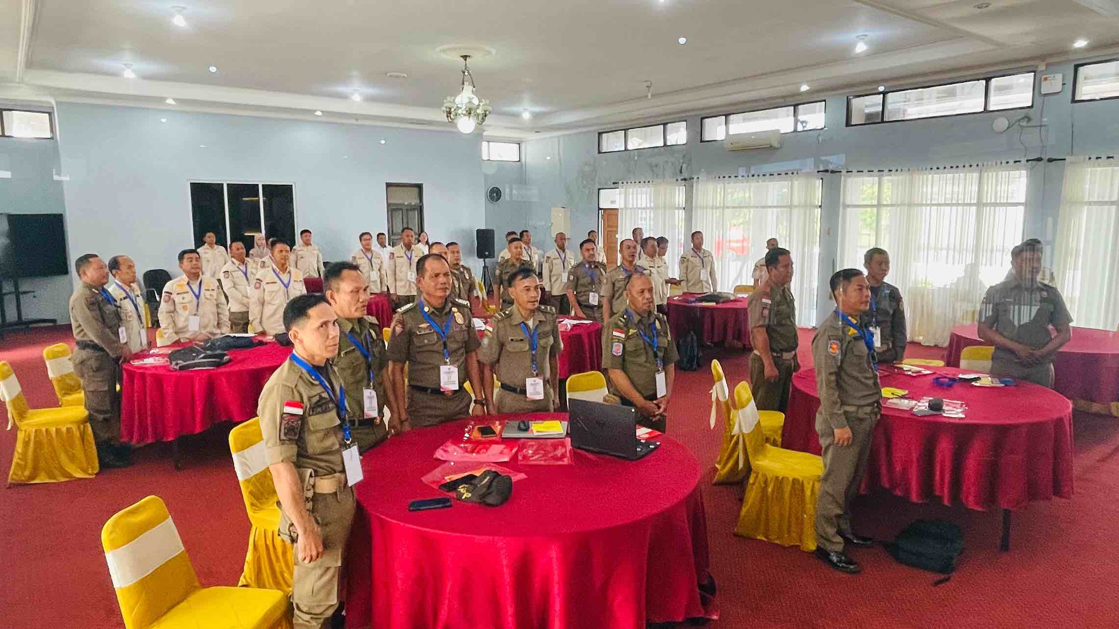 Pemprov Kalteng Melalui BPSDM Gelar Uji Kompetensi Satpol PP, Wujudkan Aparatur Profesional, Tangguh, dan Berintegritas