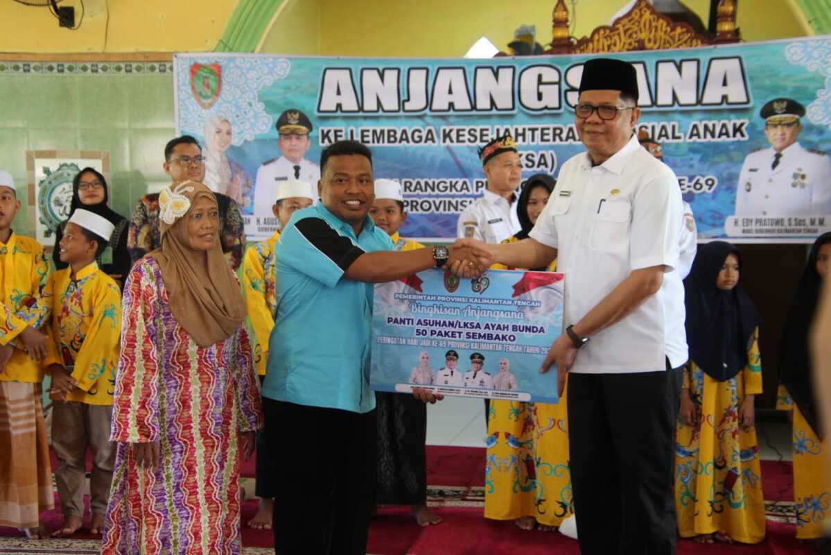Sambut Hari Jadi ke-69 Kalteng, Pemprov Kalteng Perkuat Kepedulian Lewat Anjangsana