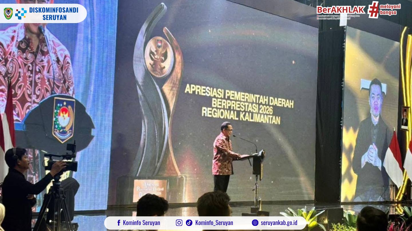Bupati Seruyan Hadiri Malam Anugerah Daerah Berprestasi 2026, Perkuat Sinergi Pembangunan Bersama Kemendagri