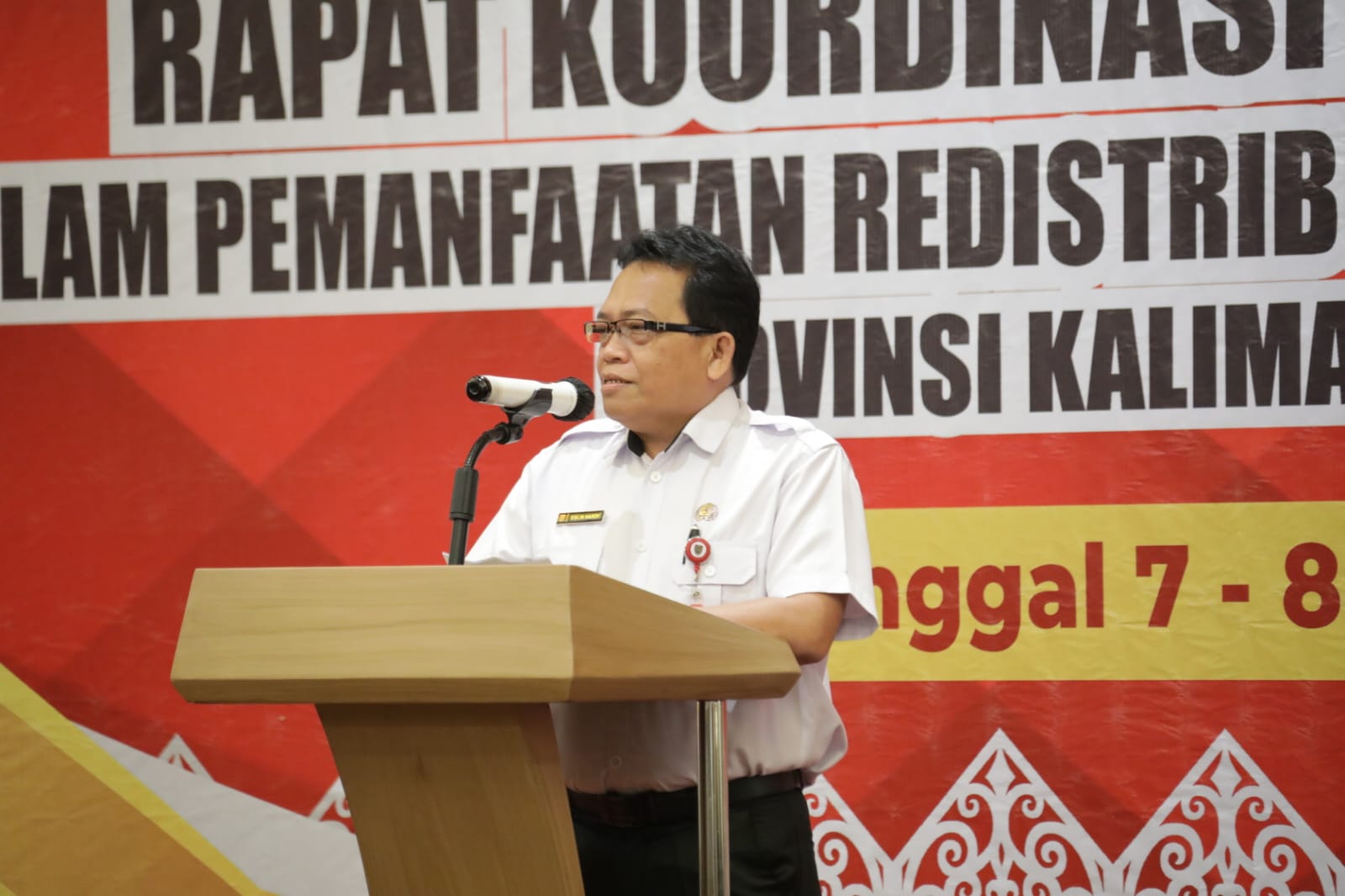 Asisten Adum Sri Suwanto Buka Rakor Penataan Akses Dalam Pemanfaatan Redistribusi Tanah Reforma Agraria