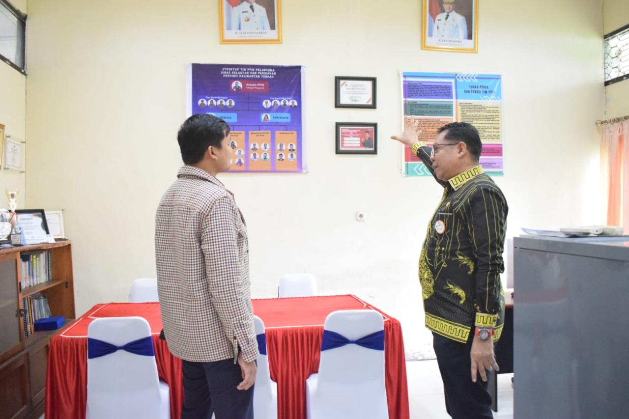 Wakil Ketua Komisi Informasi Pusat Apresiasi PPID Dislutkan Prov. Kalteng