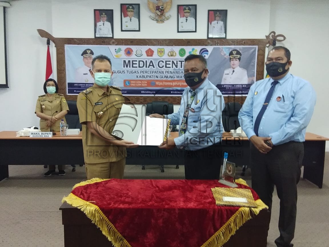 Bupati Gunung Mas dan Kejari Â Tandatangani MoU Penanganan Masalah Hukum Bidang Perdata dan Tata Usaha Negara