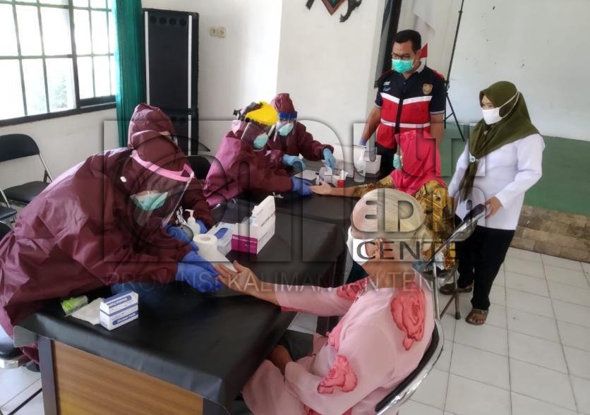 Hasil Pemeriksaan Rapid Test di Panti Werdha Dan Panti Sosial Bina Laras Pambelum Non Reaktif 