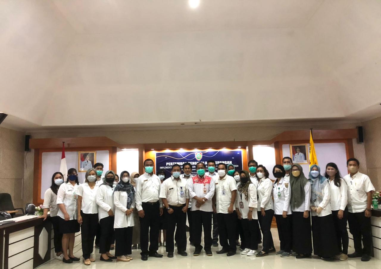 Dinkes Prov. Kalteng Adakan Pertemuan Pengelolaan Keuangan terhadap Implementasi Peraturan Presiden RI Nomor 33 Tahun 2020