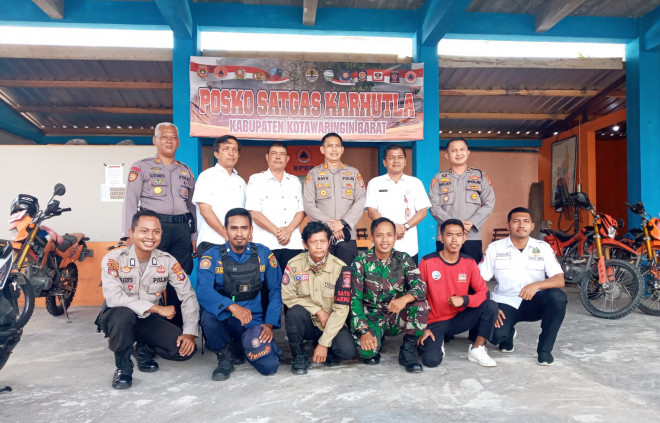 Perkuat Sinergi Penanggulangan Bencana, Kapolres Kobar Lakukan Kunjungan ke BPBD