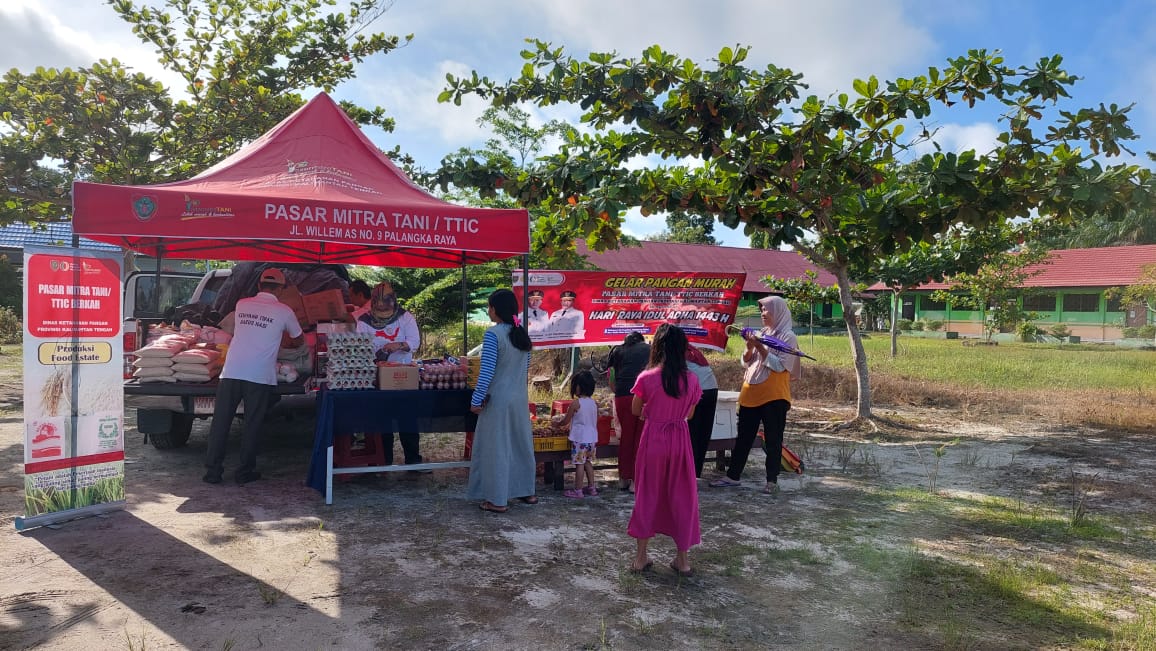 Dinas Ketahanan Pangan Prov. Kalteng Adakan Gelar Pangan Murah di Dua Kelurahan Kota Palangka Raya