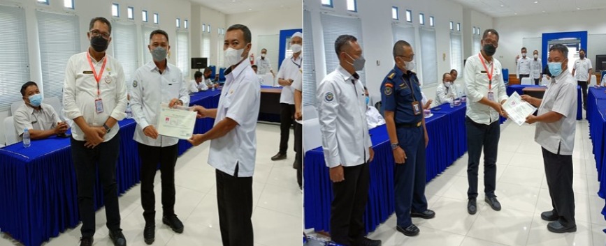Tingkatkan Kompetensi Pengawas Perikanan, Kadislutkan Prov. Kalteng Tandatangani PKS dengan Kepala Balai Pendidikan dan Pelatihan Aparatur Kelautan dan Perikanan Sukamandi
