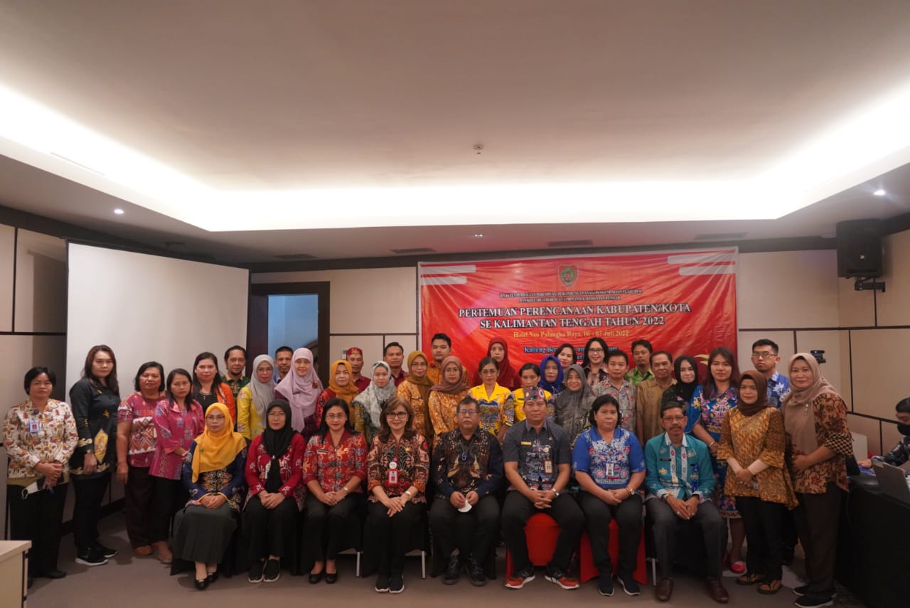 Dinas P3APPKB Gelar Pertemuan Perencanaan Kabupaten/Kota se-Kalteng