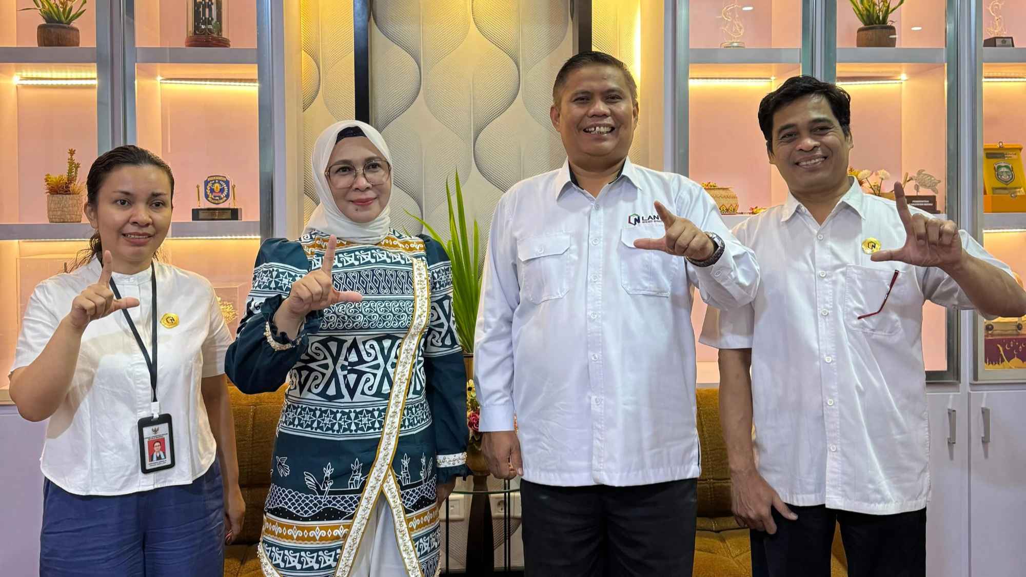 Pererat Sinergi dan Perkuat Corpu ASN, Kepala BPSDM Kalteng Lakukan Kunjungan Kerja ke SKPP LAN Samarinda