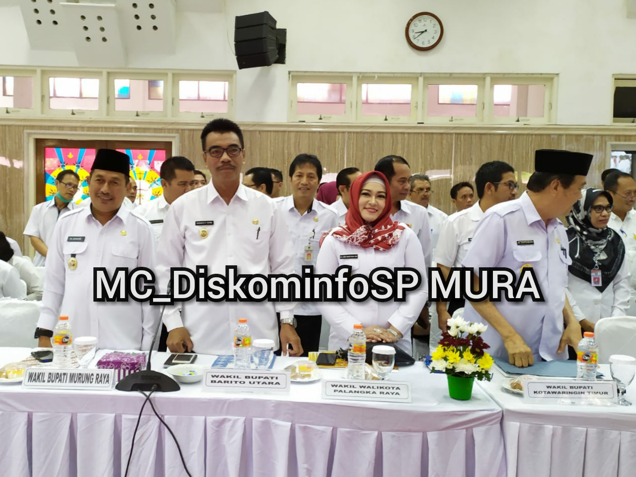 Wakil Bupati Mura Hadiri Rakor Pengendalian Program-Program Pembangunan Provinsi Kalimantan Tengah Triwulan II TA 2019