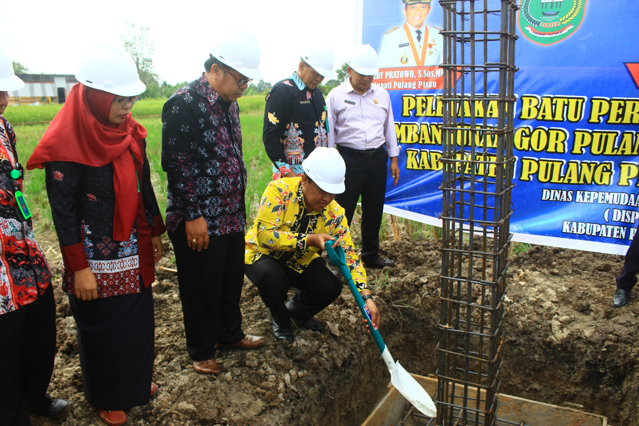 Pemkab Pulang Pisau Mulai Bangun Pembangunan GOR