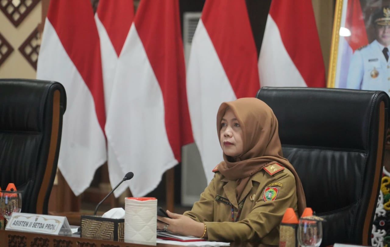 Hadiri Rakor, Asisten Ekbang Sri Widanarni  : Inflasi Kalteng Aman dan Stabil