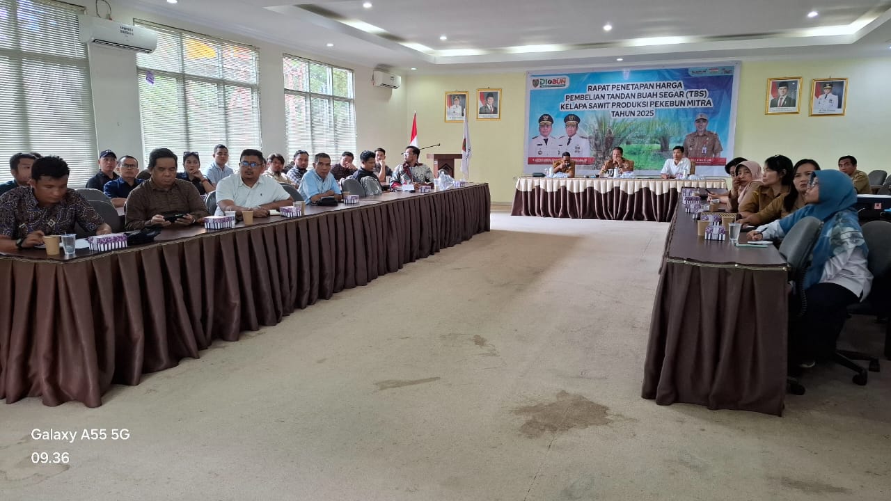 Hasil Rapat Penetapan Harga Periode II Bulan Juli 2025, TBS Kalteng Kembali Naik di Angka Rp3.295,71