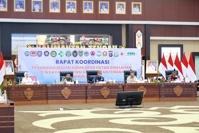 Pemerintah Pusat dan Pemprov Kalteng Perkuat Kolaborasi Hadapi Karhutla 2025