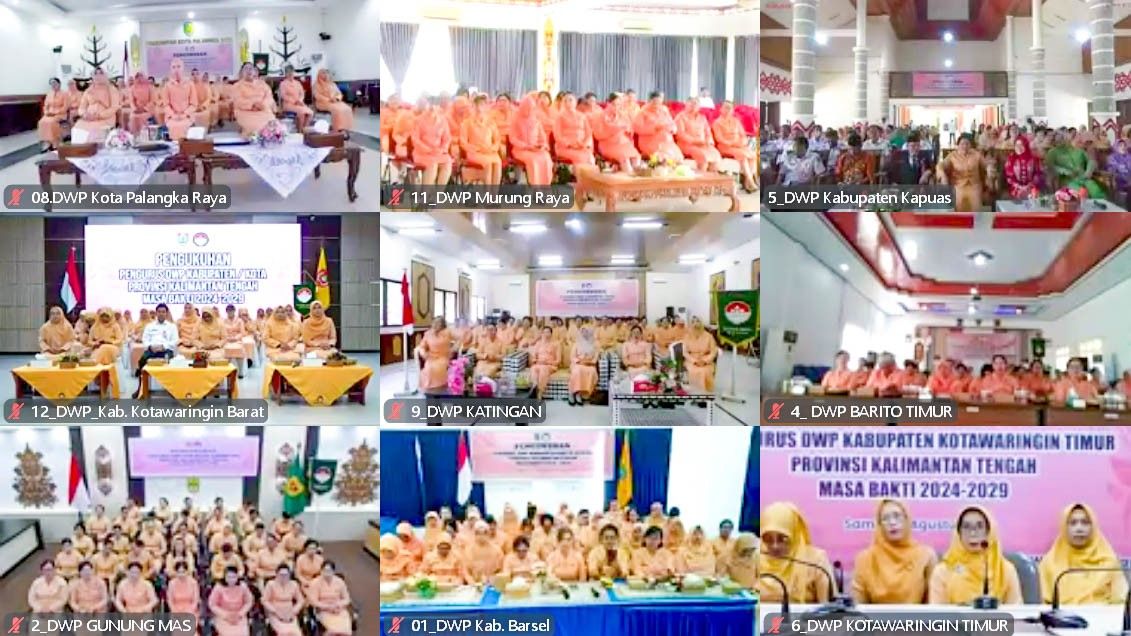 Ketua DWP Kalteng Kukuhkan Pengurus Kabupaten dan Kota, Dorong Perempuan Jadi Katalis Perubahan Sosial   