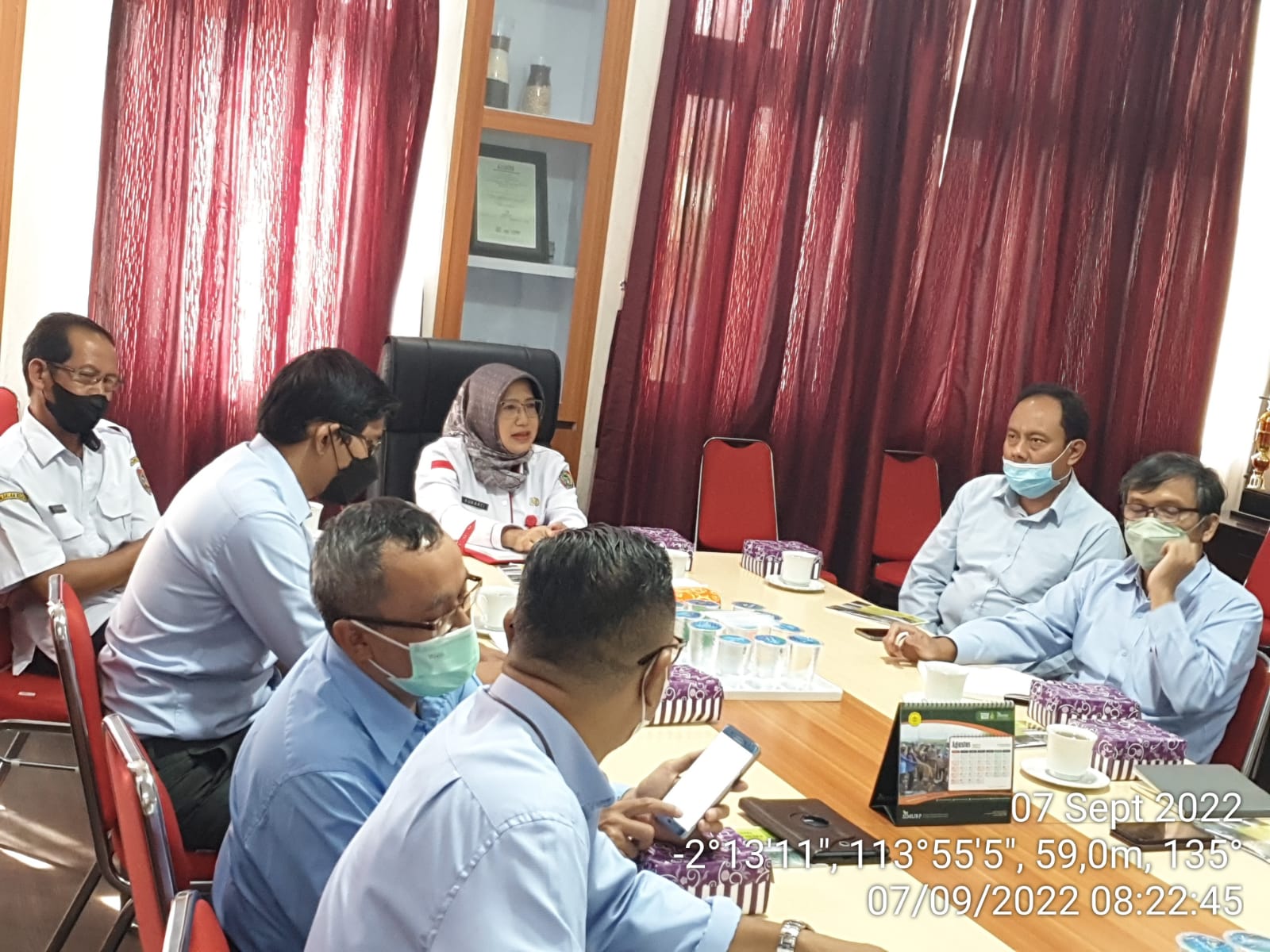 Kadis TPHP Prov. Kalteng Sambut Kunker Tim Kebijakan Fiskal Kemenkeu dalam rangka Kajian Program Food Estate di Kalteng