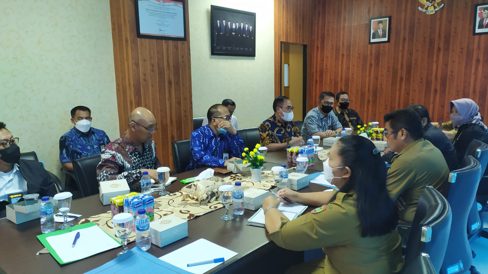 Tim Monev Keterbukaan Informasi Publik Visitasi ke Kantor BPK Perwakilan Kalteng