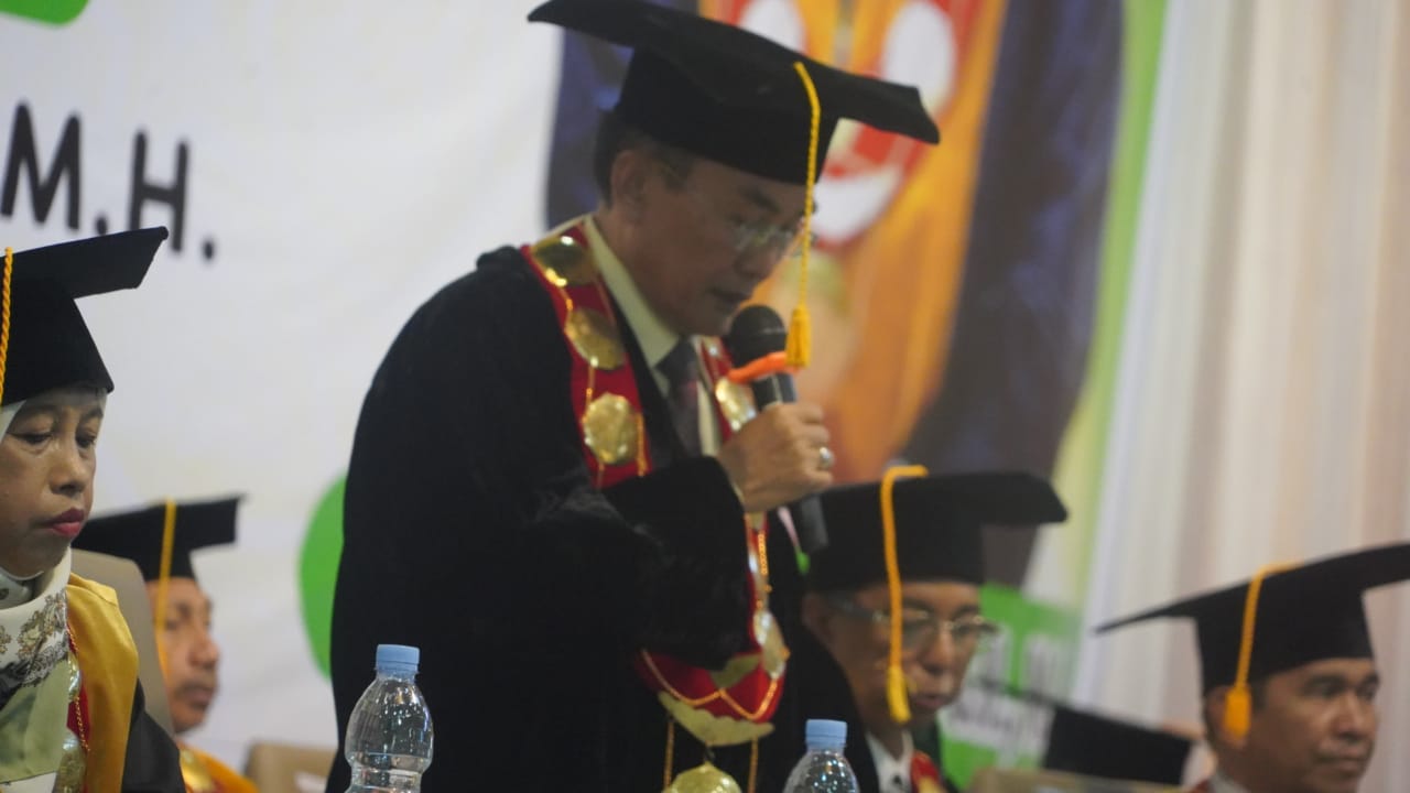 Hadiri Pengukuhan Guru Besar IAIN Palangka Raya, Wagub Edy Pratowo : SDM Unggul Kunci  Utama Pembangunan Daerah