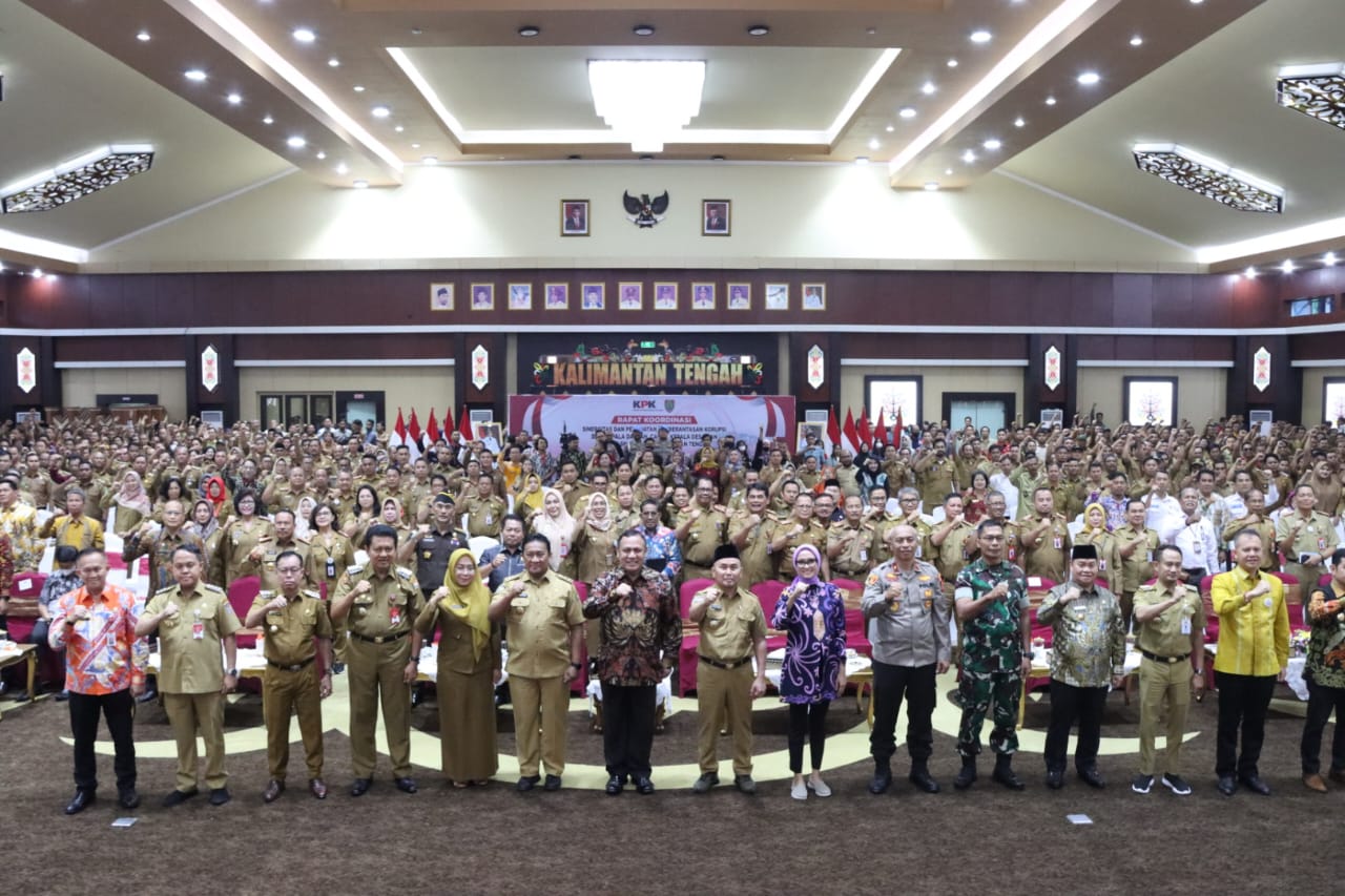 KPK RI Berkolaborasi dengan Pemprov. Kalteng Selenggarakan Rakor Sinergi Penguatan Pemberantasan Korupsi
